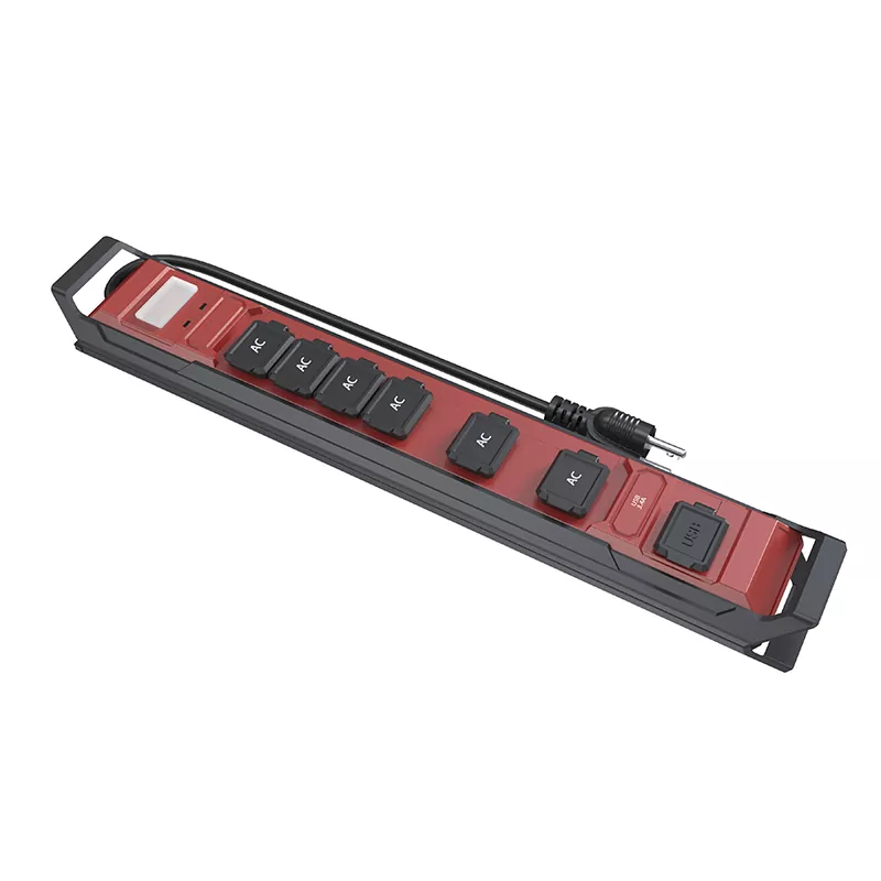 ६ आउटलेट वाटरप्रूफ USB 3.4a पावर स्ट्रिप ६ आउटलेट वाटरप्रूफ USB 3.4a पावर स्ट्रिप